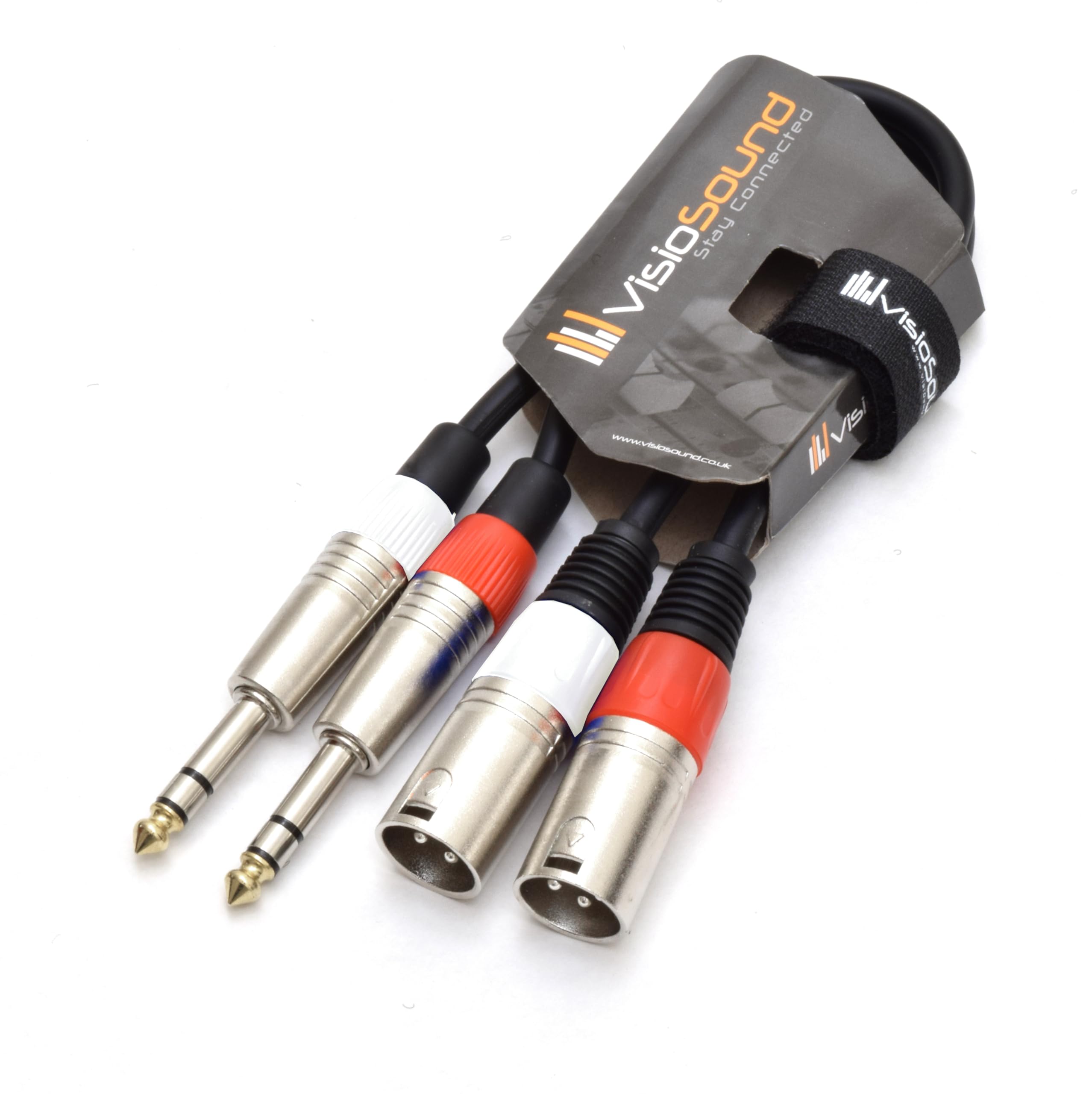 Câble patch audio signal équilibré 0.5m double XLR vers jack pour un son pur