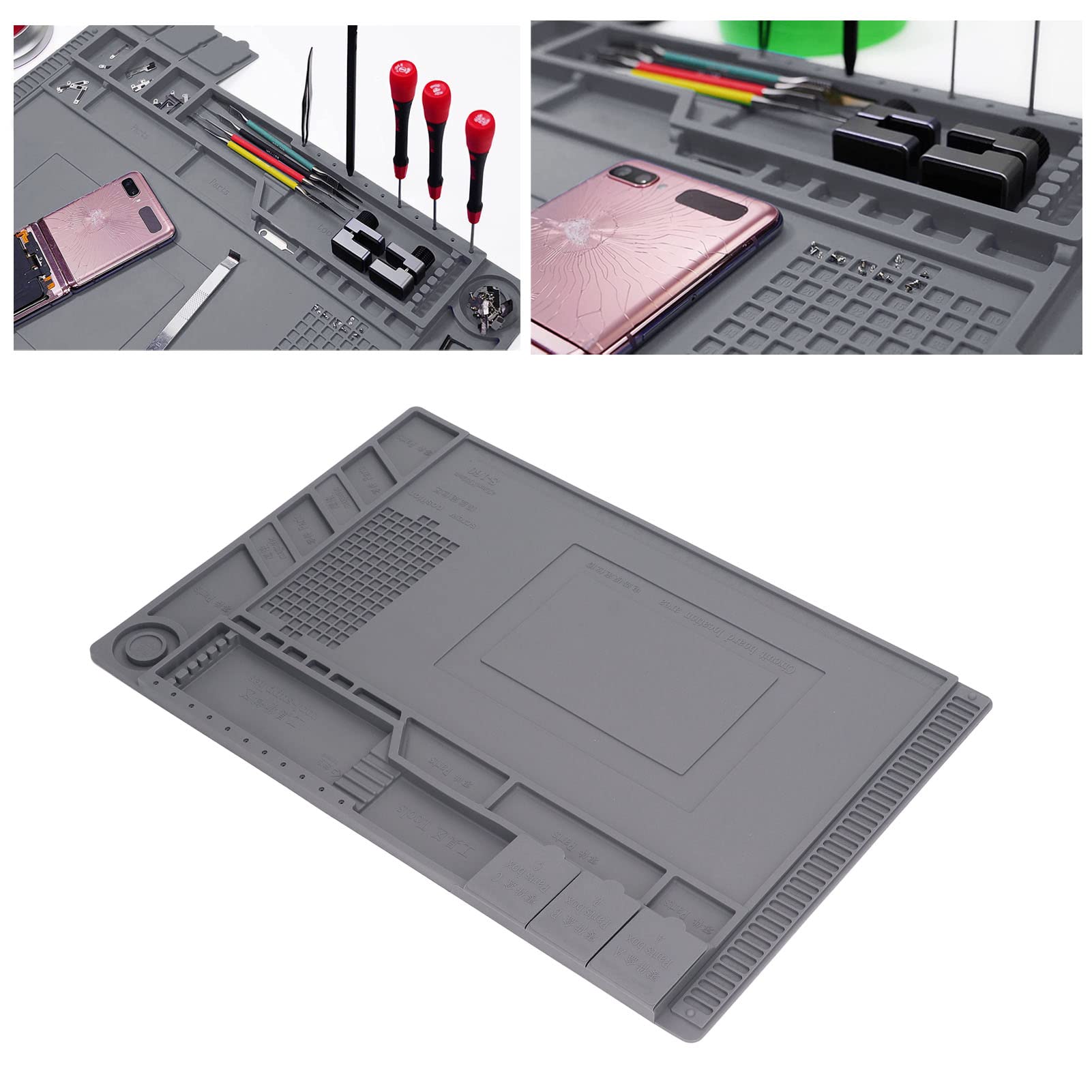 Tappetino in silicone con isolamento termico, riparazione del computer