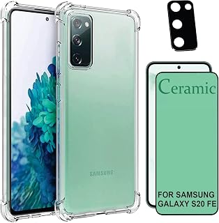 Kit Capa Capinha Case Para Samsung Galaxy S20 FE + Película De Cerâmica 9D + Película De Câmera (GL BRAZIL)