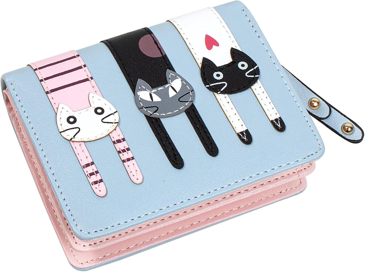 Billeteras De Mujer KOTORA RFID Blocking Wallet Slim Mini Purse