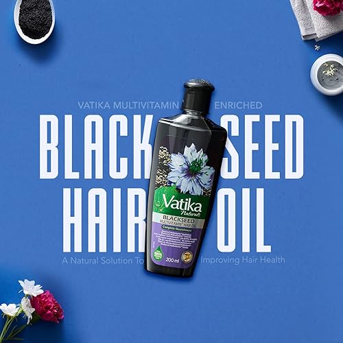 Miniatura 2 de Dabur Vatika Ayurveda - Aceite enriquecido con semillas negras para el cuidado completo del cabello, 6.8 fl oz  6.76 fl oz