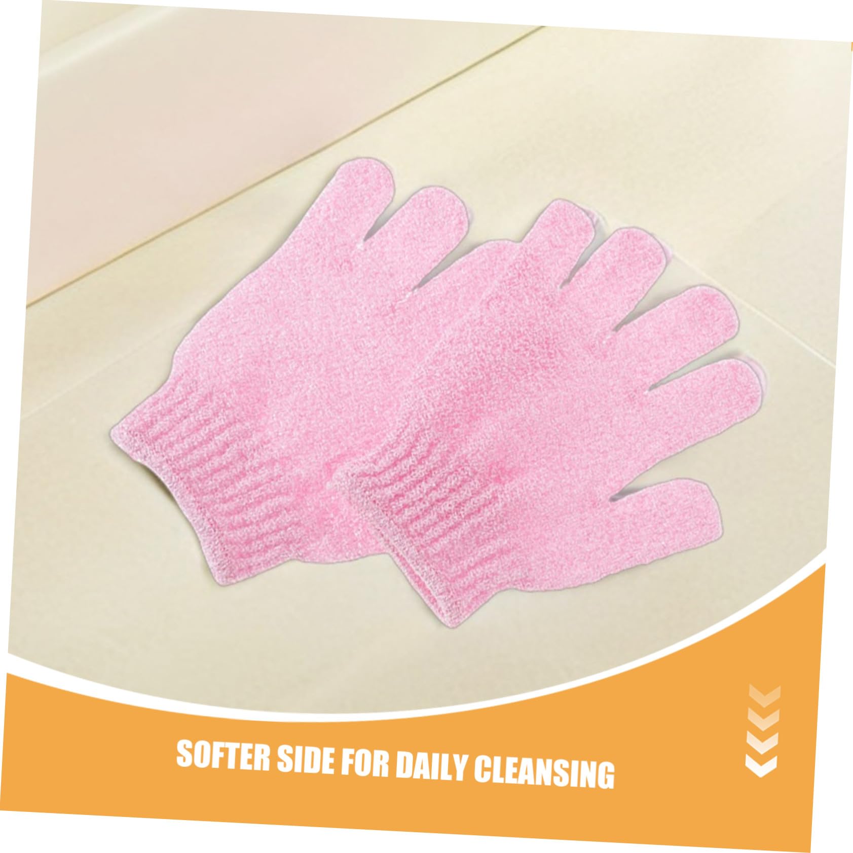 16paia Guanti Esfolianti per Bagno Guanti da Doccia Cinque Dita Guanto in Nylon per Pulizia della Guanto per Lavaggio della Spa
