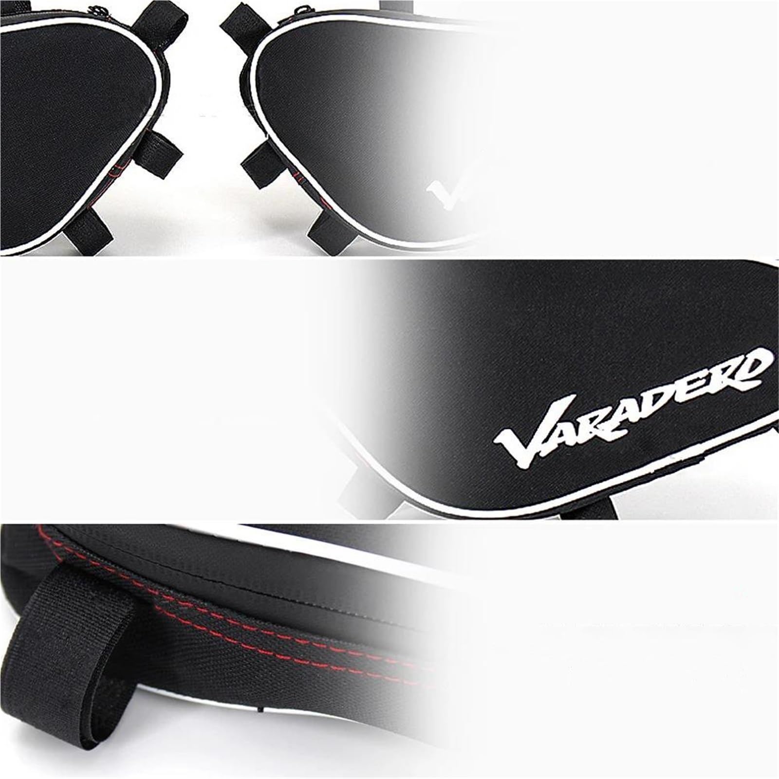 Générique Sacoches De Protection pour Cadre Moto pour XL 1000 Varadero XL1000 2007-2013, Sac Rangement pour Outils Réparation, Étanche Sacoches Selle Sac Voyage