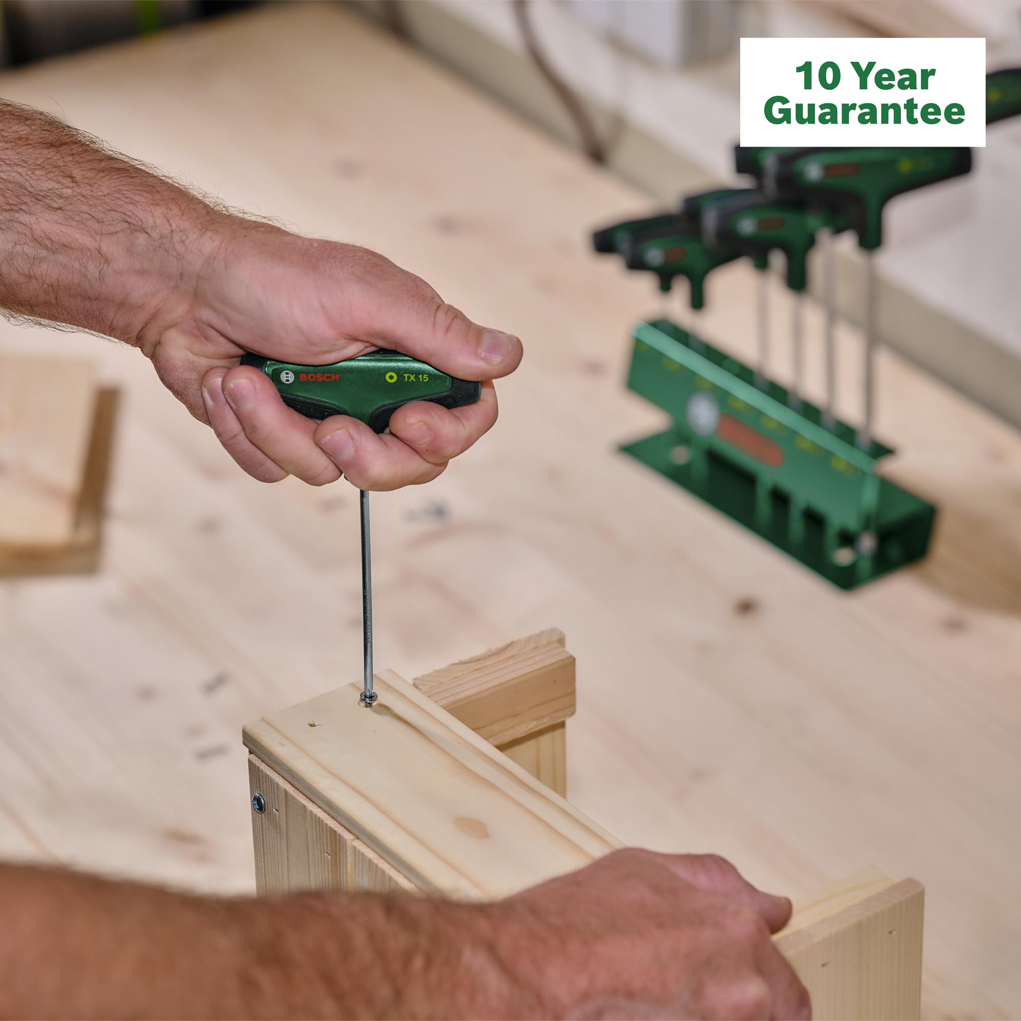Bosch Set di cacciaviti Torx con impugnatura a T, 7 pezzi (accessorio per utensili manuali)