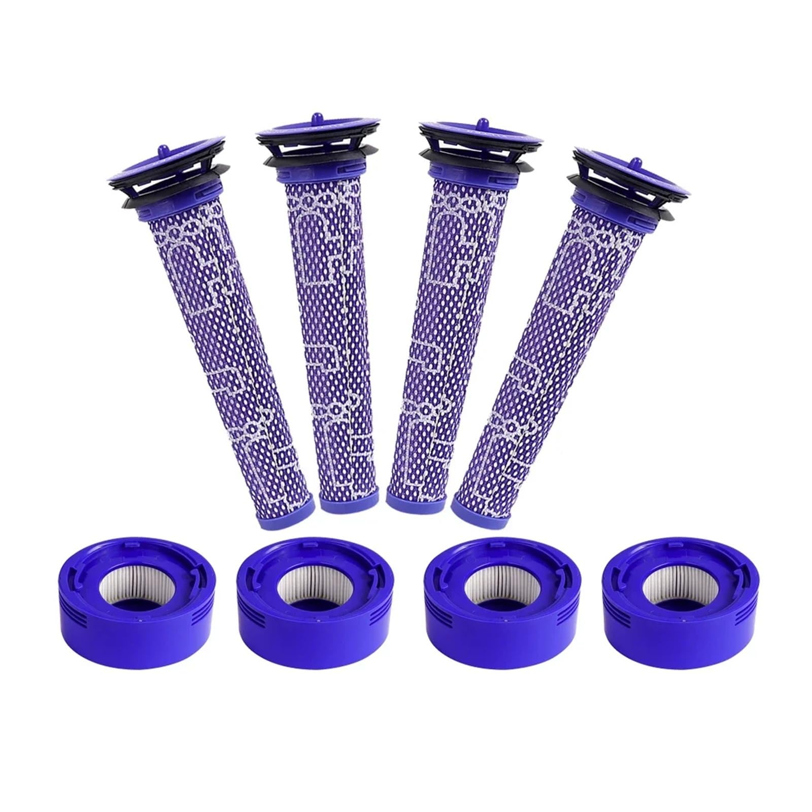 Pré-filtre Et Post-filtre De Remplacement, Compatibles Avec Les Aspirateurs Sans Fil Dyson, V7 V8, Pré-filtre + Accessoires De Kit De Post-filtre(4 set)