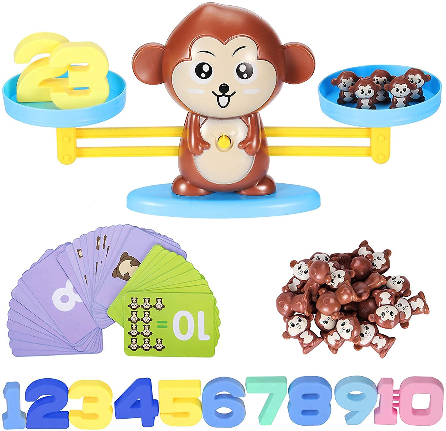 Prisma Collection Monkey Balance Toy | Math Game | Toys for Boys & Girls Aged 3+ | STEM Educational Learning Toys | Balance Game | Birthday Gift, Multicolor (B09MSPB49J) Amazon Price History, Amazon Price Tracker