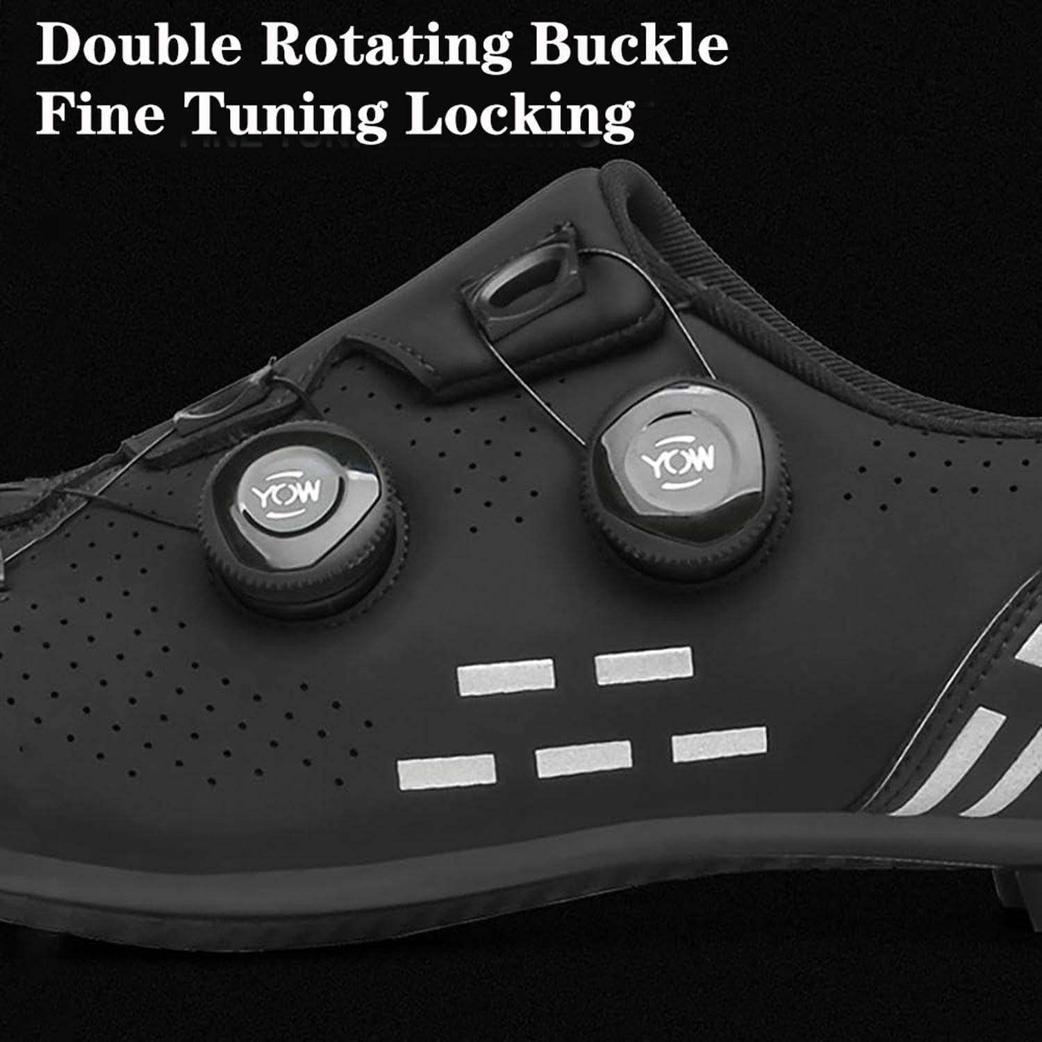 Cycling Shoes Men & Women Road/MTB – SPD Self-Locking System, Lightweight & Breathable Bike Shoes with Flat Sole for Road & Off-Road (Unisex)
