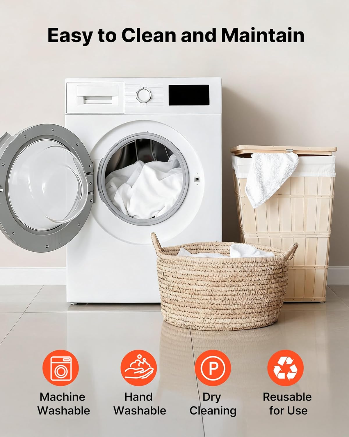 VEVOR 10 Pack Table Cloth for 6FT Rectangular Fitted Events, Wrinkle-Resistant Stretch White Table Covers, Washable Spandex Tablecloth Protector, for Party, Wedding, Cocktail, Banquet, Festival