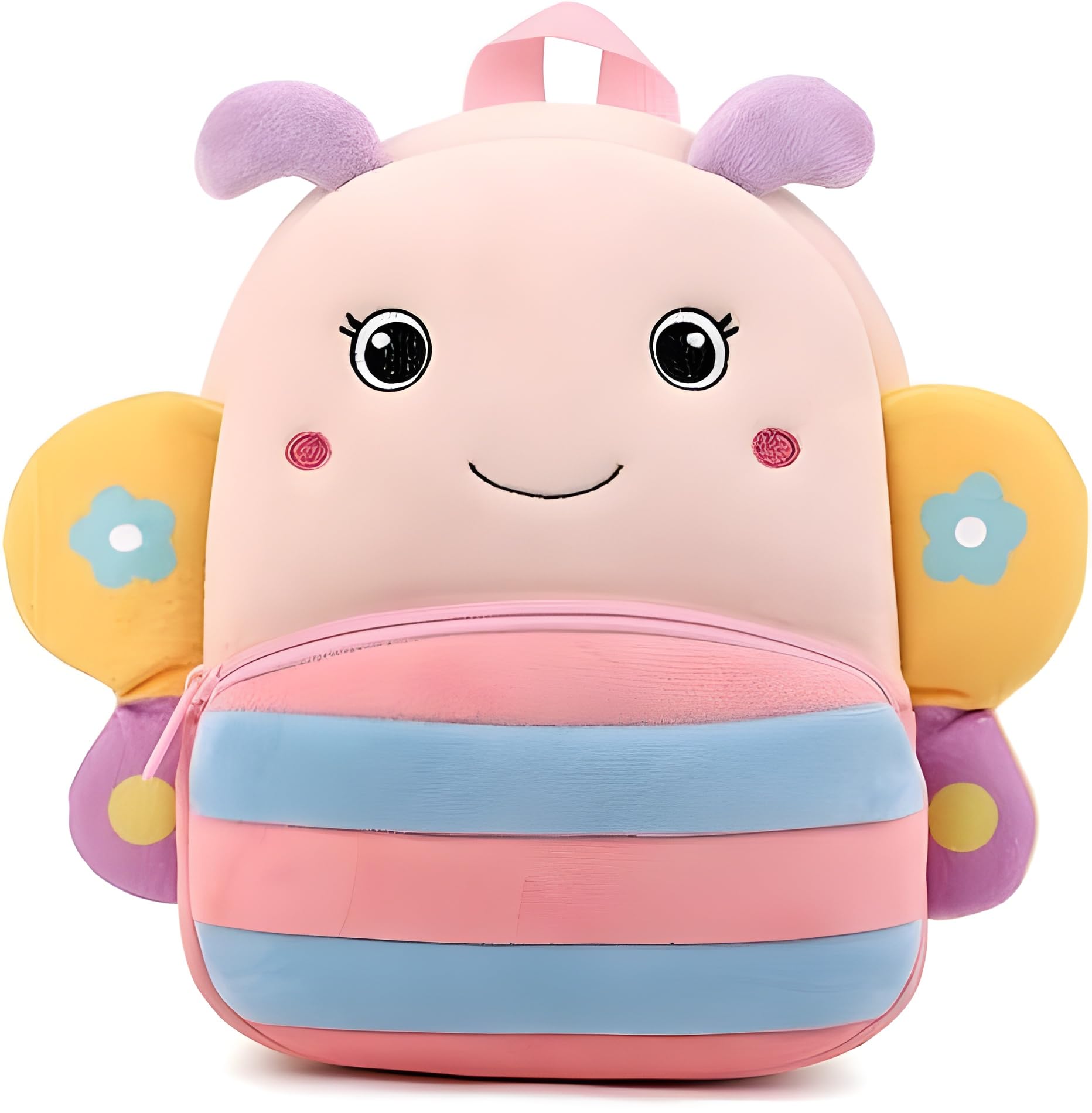 delicado Cute Small Toddler Kids Preschool Backpack Butterflyk Nursery Preschool Playschool School Picnic Travelling Bag for Baby Boy Girl Age 2-5 Years, Multicolor-picture-50