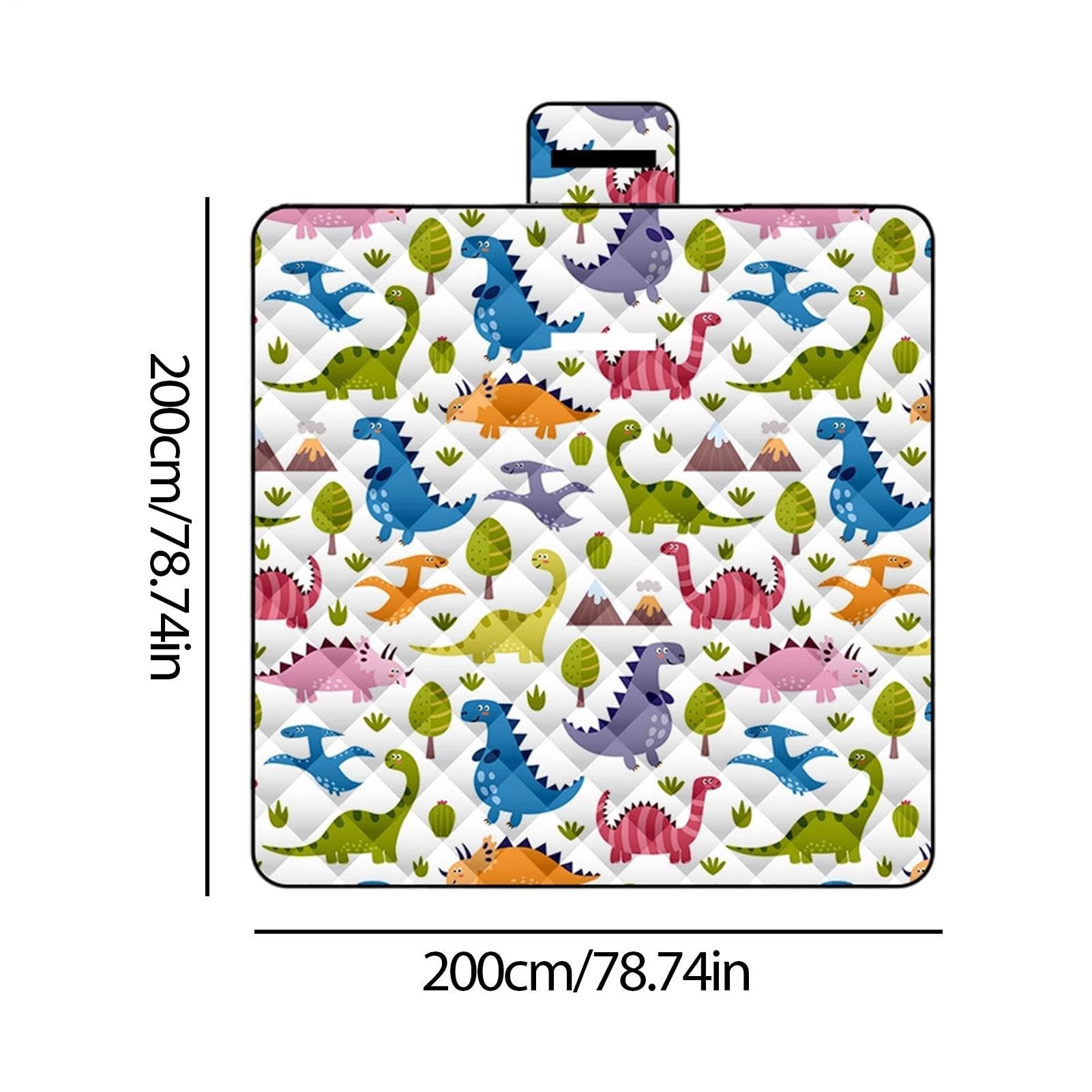 Koc piknikowy Przenośny Składany Pogrubiony 200 x 200 cm