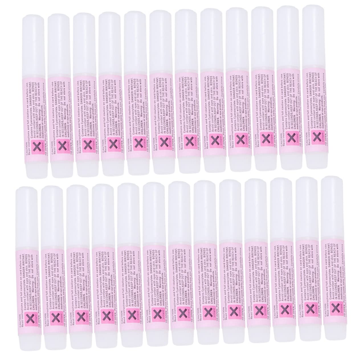 FRCOLOR 3 Set 2g Colla Per Unghie Monouso Alla Rinfusa Per Unghie Finte Colla Per Manicure Ad Asciugatura Rapida Colla Per Nail Art Per Punte Delle Unghie E Accessori 25 Pezzi * 3