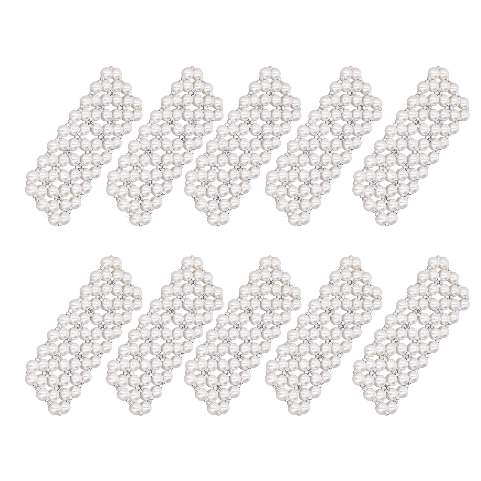Catenella Decorativa con Perline Decorative da 10 Pezzi Fai-da-te per Progetti Artigianali, Resina ABS Resistente per Borse, Scarpe, Custodie per Telefoni (XKcfzz)