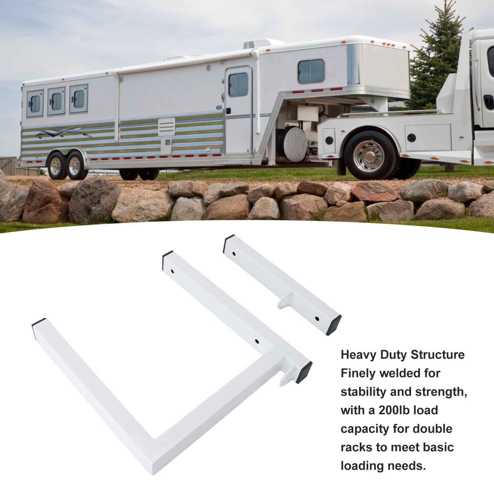 Cabilock Crochet De Porte T Style Acier Pour Remorque