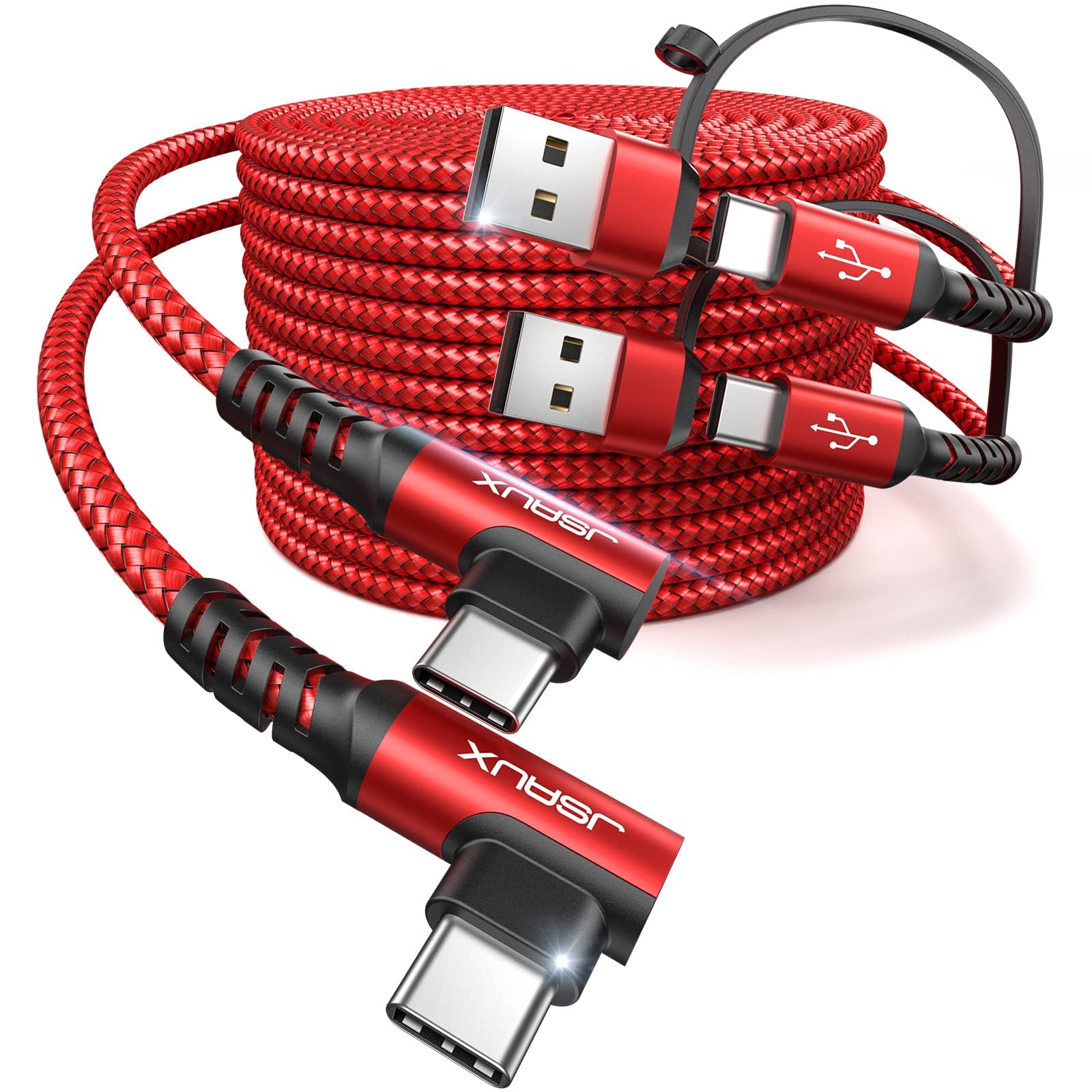 See full amazon price history chart for JSAUX® 2Pcs USB C Cable for iPhone 15 PD 100W 4 in 1 USB C Cable 9.8Ft Dual USB C/USB Charging Cable USB C to USB C Cable USB to USB A Cable Red Nylon Braid USB C Charging Cable JSAUX® 2Pcs USB C Cable for iPhone 15 PD 100W 4 in 1 USB C Cable 9.8Ft Dual USB C/USB Charging Cable USB C to USB C Cable USB to USB A Cable Red Nylon Braid USB C Charging Cable (B0D45N3D22) Amazon Price History, Amazon Price Tracker