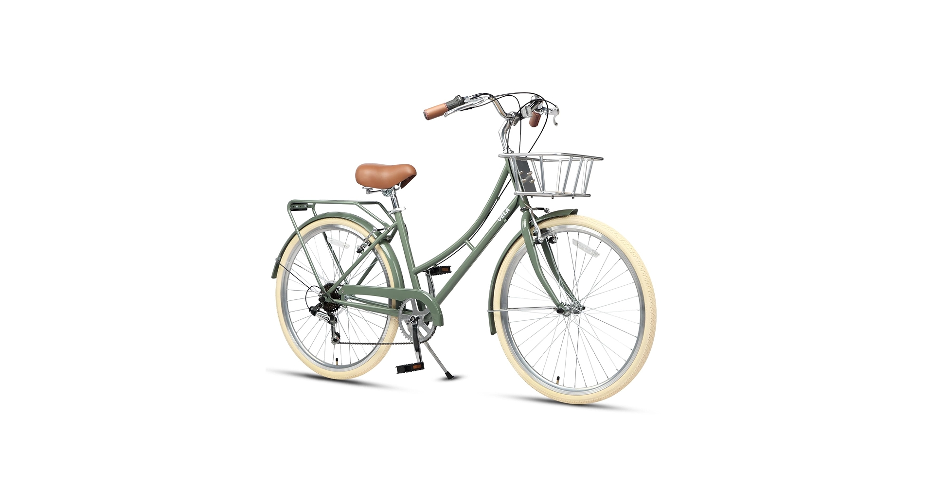 aya26 Zukka 26 inch Comfort Cruiser Bike, 7 Speed Ladies Bicycle