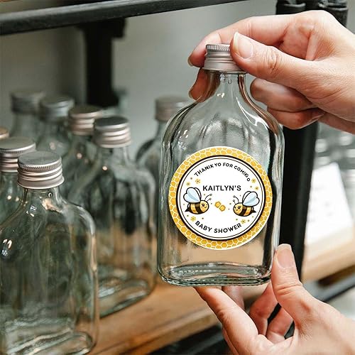 Miniatura 4 de Etiquetas personalizables con texto en inglés Thank you, etiquetas redondas clásicas para negocios, 100 calcomanías de 2 x 2 pulgadas