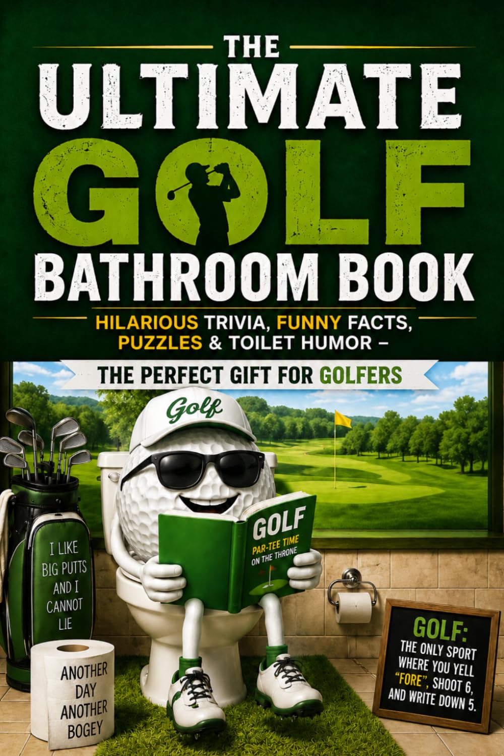 The Ultimate Golf Bathroom Book: Hilarious Trivia, Funny Facts, Puzzles & Toilet Humor – The Perfect Gift for Golfers