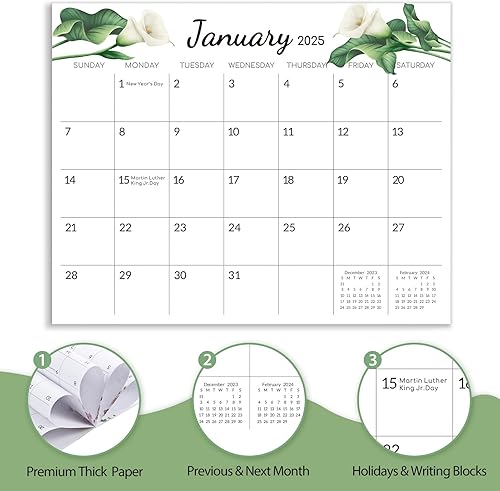 Miniatura 3 de Magnetic Calendar for Refrigerator, 10"x 8" Fridge Calendar from JAN. 2024- DEC. 2025,Paper Calendar 2024-25 Prefect for Planning and Organizing