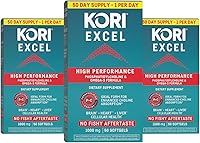 Vista 10 de Kori Krill Excel Krill Oil 1000mg Suplementos con EPA y DHA, fórmula de PC de alto rendimiento para máxima absorción, fuente sin OMG, 50 cápsulas