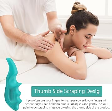 3 Pcs Massage Tools for Deep Tissue Thumb Saver Tool Deep Tissue, Back, Neck Hump Path, Massage Device for Back and Neck for Gentle Point Stress Relief