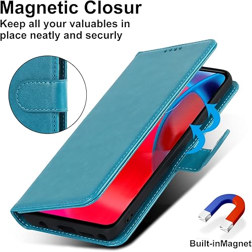 Miniatura 6 de Havaya Funda tipo cartera para Moto g Stylus 5G con tarjetero para Motorola g Stylus 5G, funda con tapa para teléfono celular con ranuras para