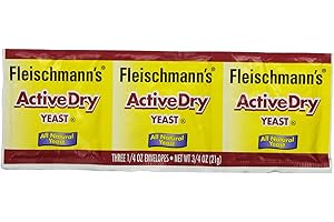 Fleischmann's Bread Machine Yeast, Instant, 0.75-Ounce Packet (Pack of 9)