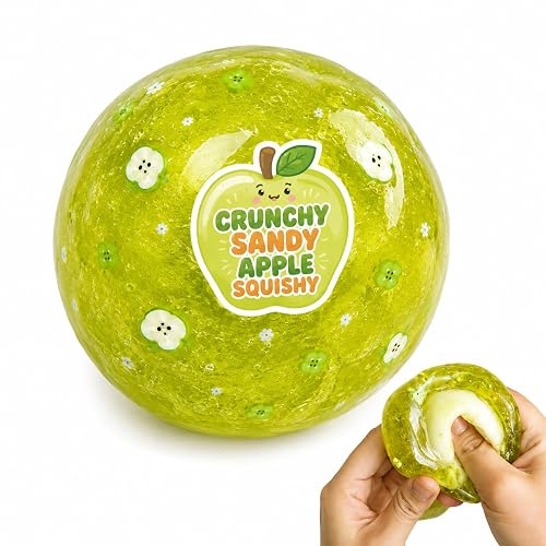 Crunchy Apple Squishy – Crispy Snow-Crunch Sensory Fidget for Adults