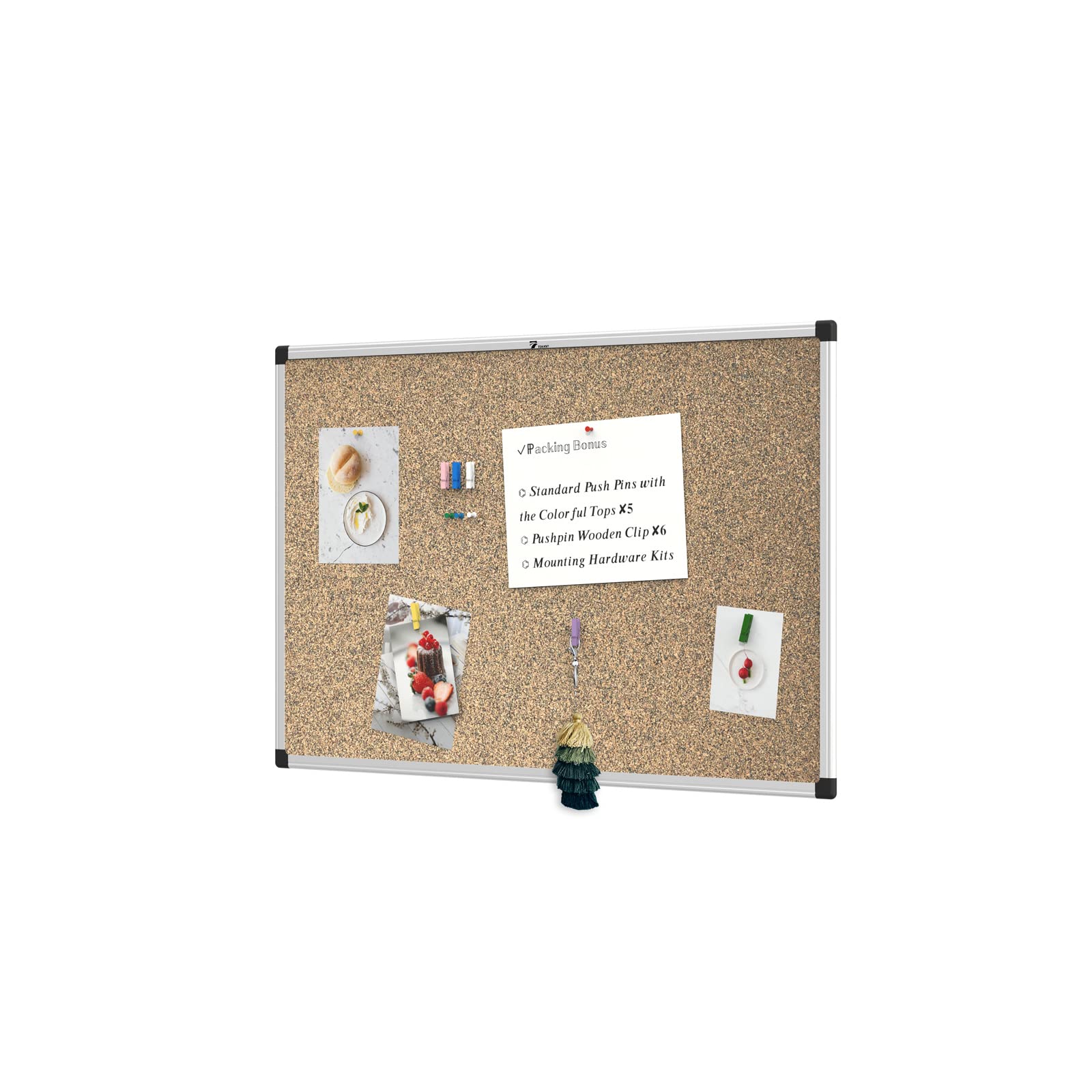 Buy TOWON Cork Board Bulletin Board, 3' x 2' Cork Boards for Walls