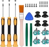 RGEEK Xbox One Controller Joystick Replacement, 4PCS Xbox one Joysticks Replacement Parts with T6 T8 T10 Repair Screwdriver Kit for Xbox Controller