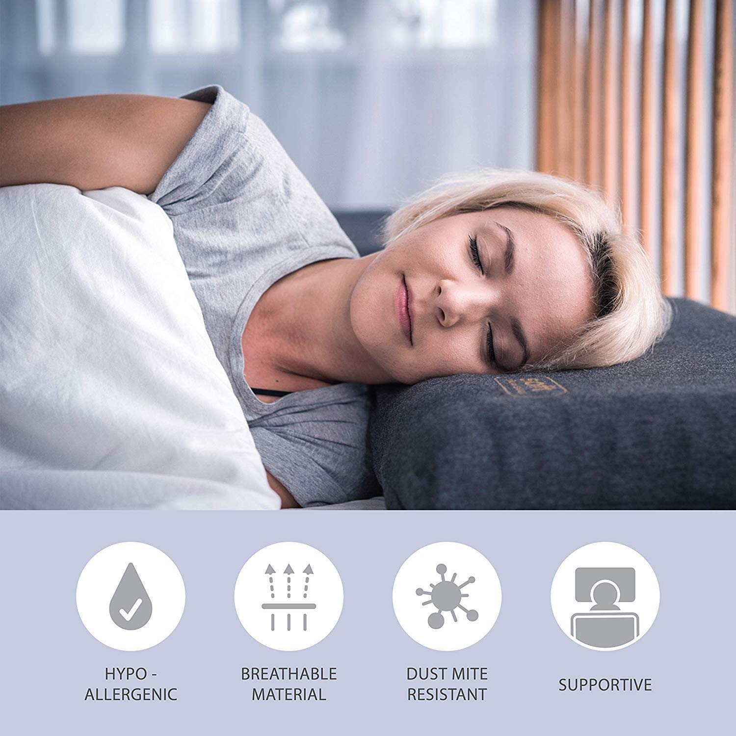 f1f2 memory foam pillow