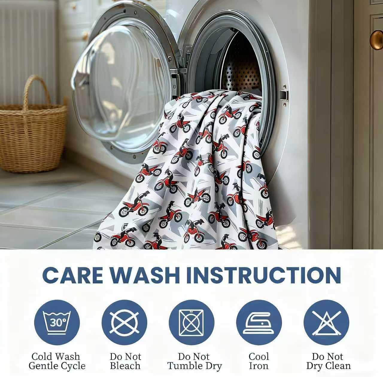 Viviland 3 Pieces Boys Grey Twin Sheet Set - Soft Microfiber Fitted Flat Sheets & Pillowcase - Red Motorcycle Print Bedding Sets - for Kids & Toddlers