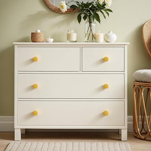 Miniatura 19 de Ravinte Paquete de 30 pomos de color negro mate para armarios de cocina, pomos redondos para cajones de cómodas, tiradores para cajones o puertas