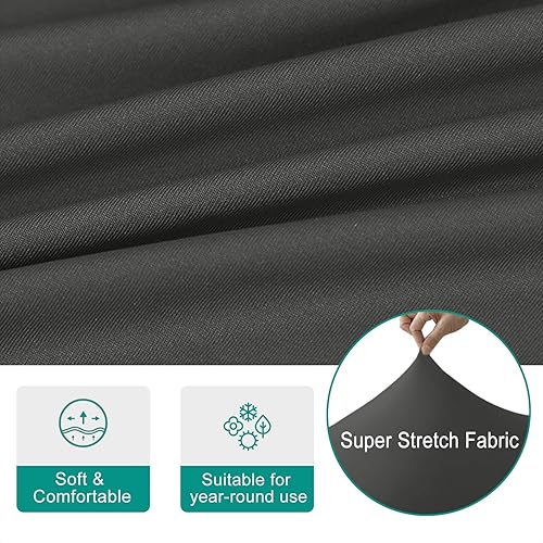 Miniatura 3 de Arfntevss Fundas para sofá modular esquinero en forma de L, funda elástica mágica, resistente al agua, fundas de sofá en forma de U, protector