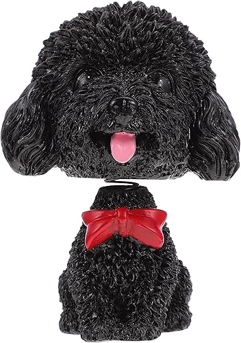 Veemoon Juguetes de coche, 1 unidad, mini figuras de mesa para cachorros, decoración de perro, decoración de la fortuna, decoración de cabeza de