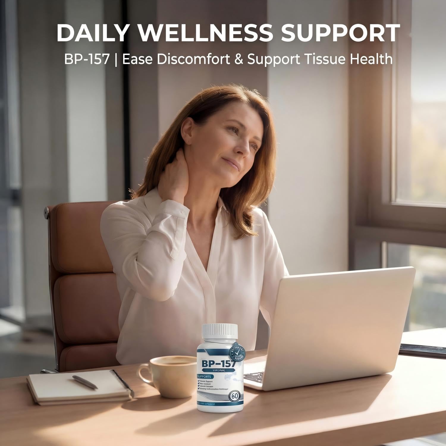 BPC 157 Peptide Capsules 1000Mcg, Support Muscle Growth, Tissue Repair, Strength, and Promote Digestive and Overall Health. Total 120 Capsules - 2 Bottle — view 6