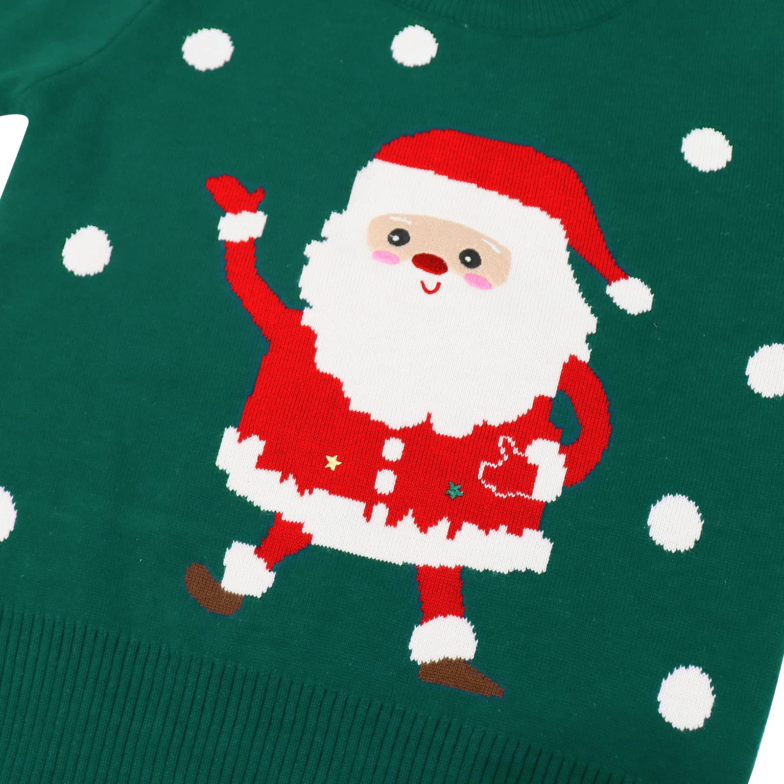 JiAmy Bambino Ragazzi Maglione Felpe Sportive Natale Pullover Inverno T-Shirt a Maniche Lunghe 2-3 Ans