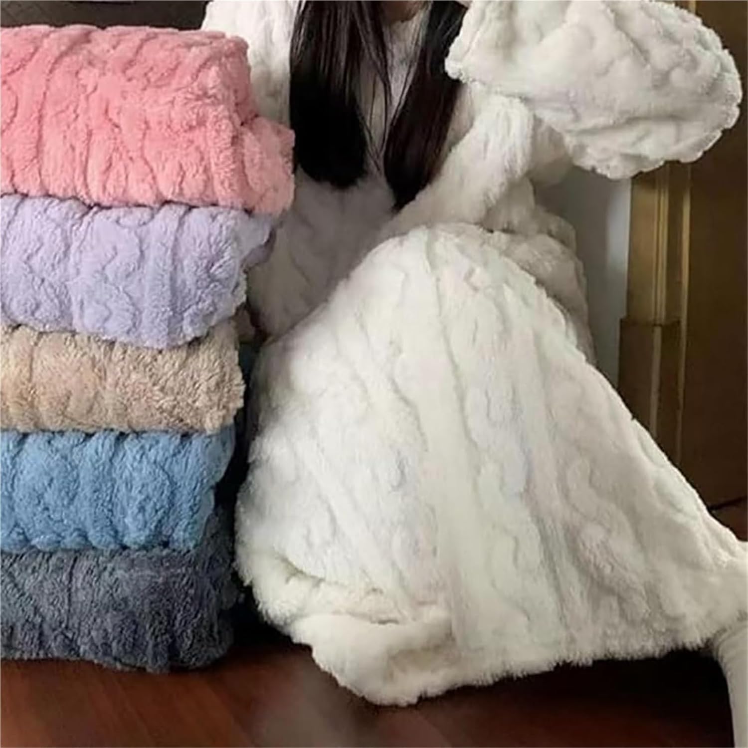 [SYT-MD] 冬用コーラルベルベットホームウェア、暖かくて厚手のコーラルベルベットナイトドレス、レディース用冬用ロングローブパジ