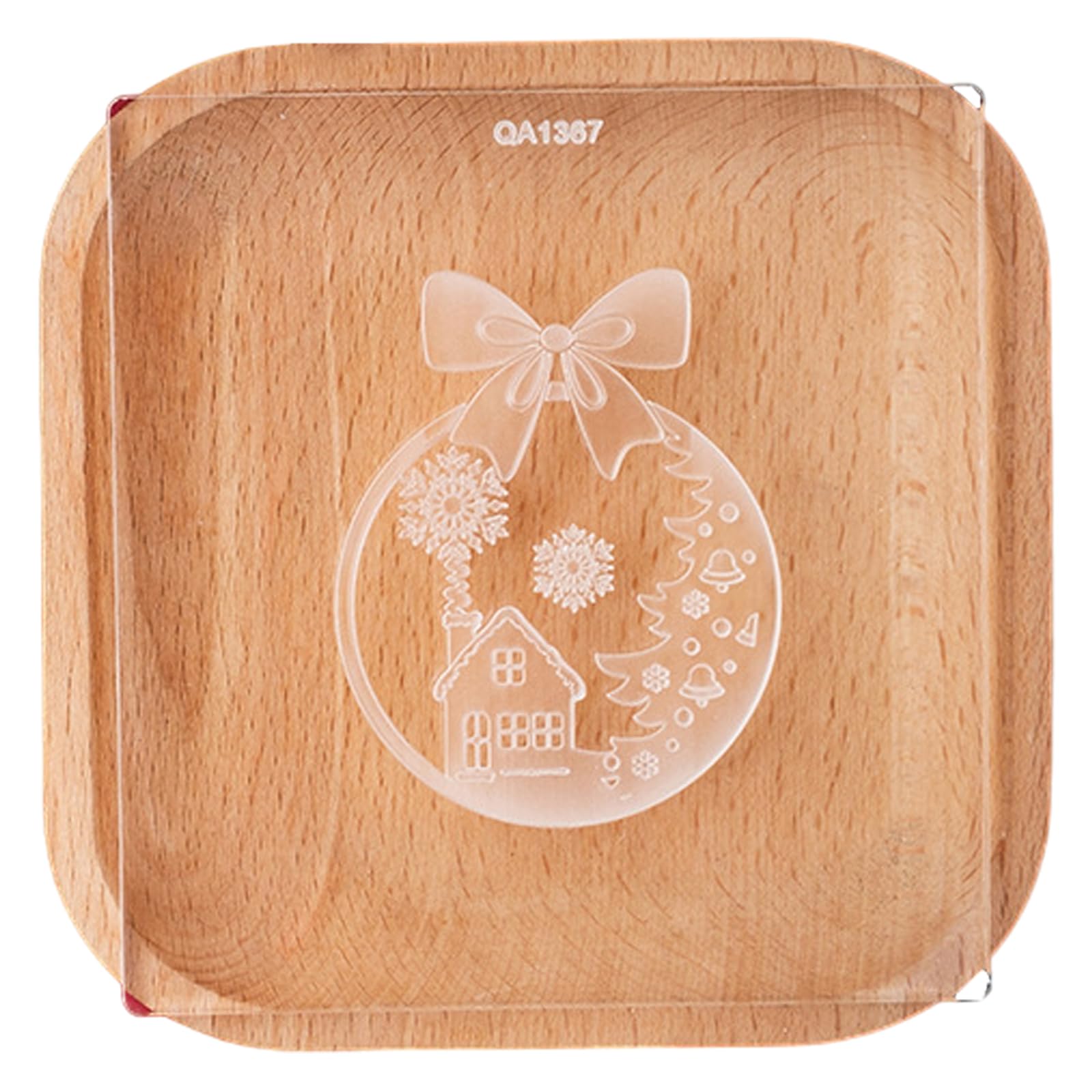 Elnwnnkc Christmas Fondant Cookie Biscuit Cookware Acrylic Baking Mold for Cake Dessert Shop Essential Baking Class Equipment