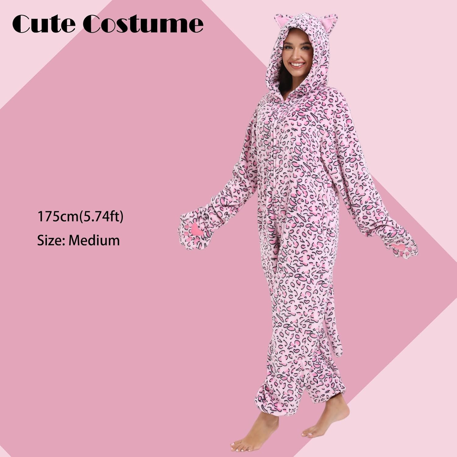 Adult Onesie Pajamas Animal One Piece Costume Halloween Cosplay for Women Men
