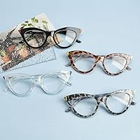 Vista 6 de Eyekepper Paquete de 4 anteojos pequeños para mujer estilo ojo de gato +0.00
