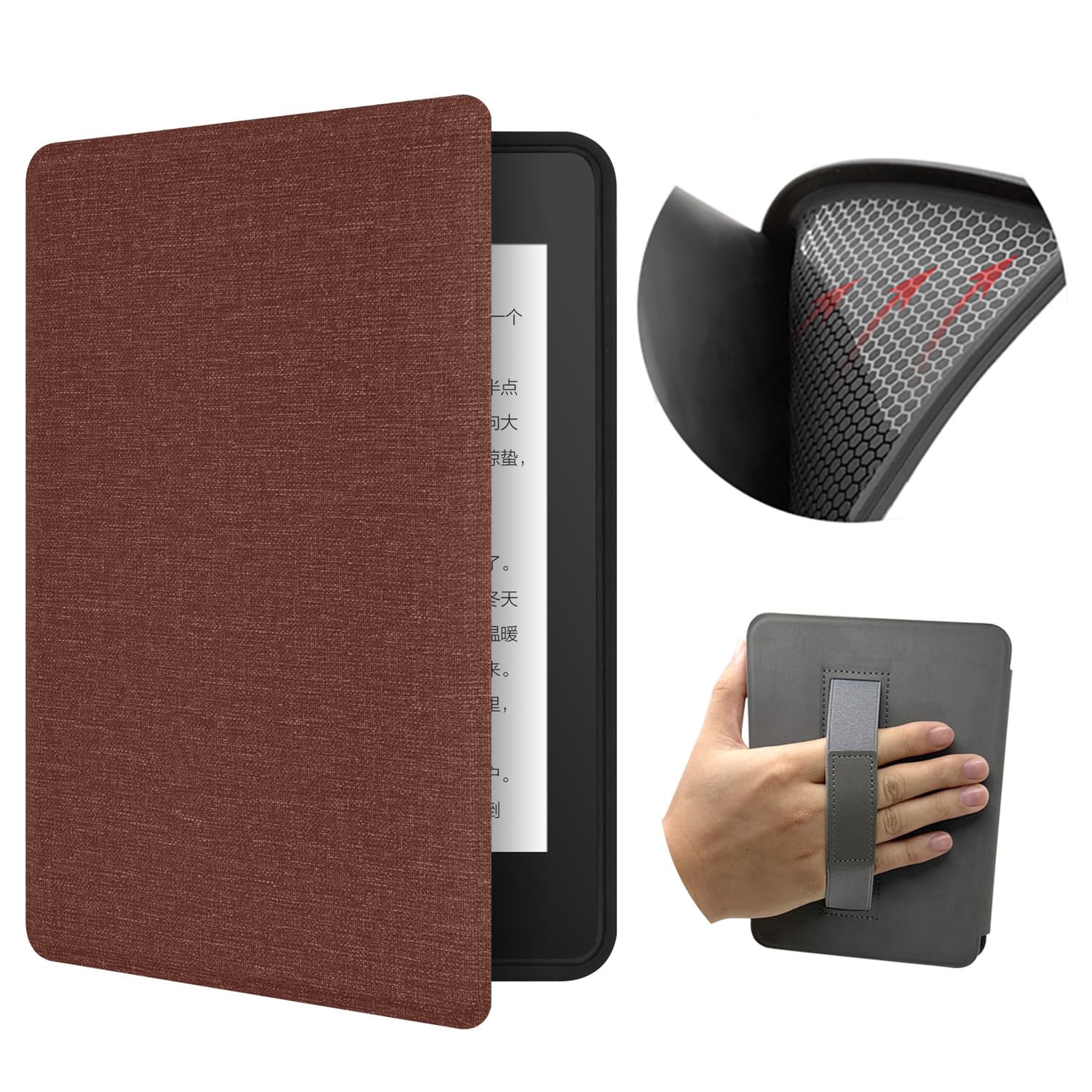 Amazon.co.jp: ハンドストラップ付き7インチKindle Colorsoft用ケース