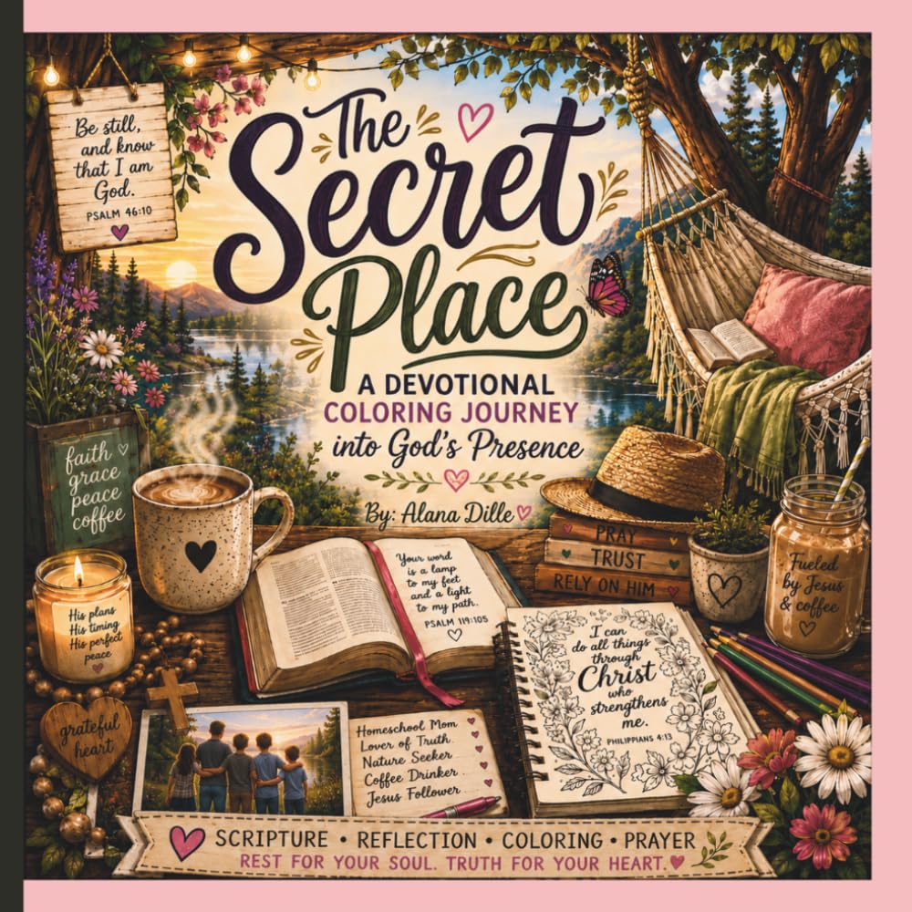The Secret Place - A Devotional Coloring Journey into God's Presence