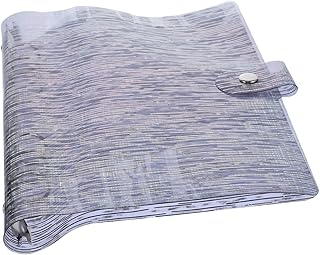 Operitacx Capa Transparente Para Pasta De Caderno Pasta De Pvc Liga De Alumínio Pasta Preta Transparente Para Orçamento