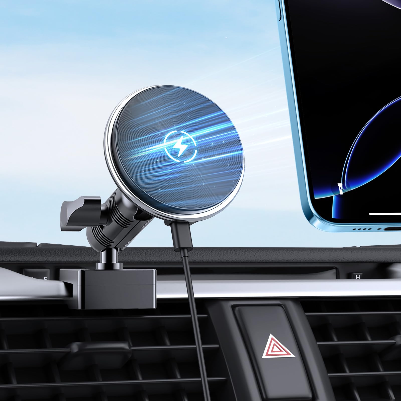 DIAMOOKY Metal Phone Mount for Toyota 4Runner