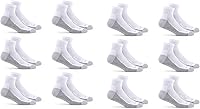 Fruit of the Loom Men's Dual Defense Ankle Socks 12-Pack - Moisture Wicking, Odor Protection, Cushioned Comfort