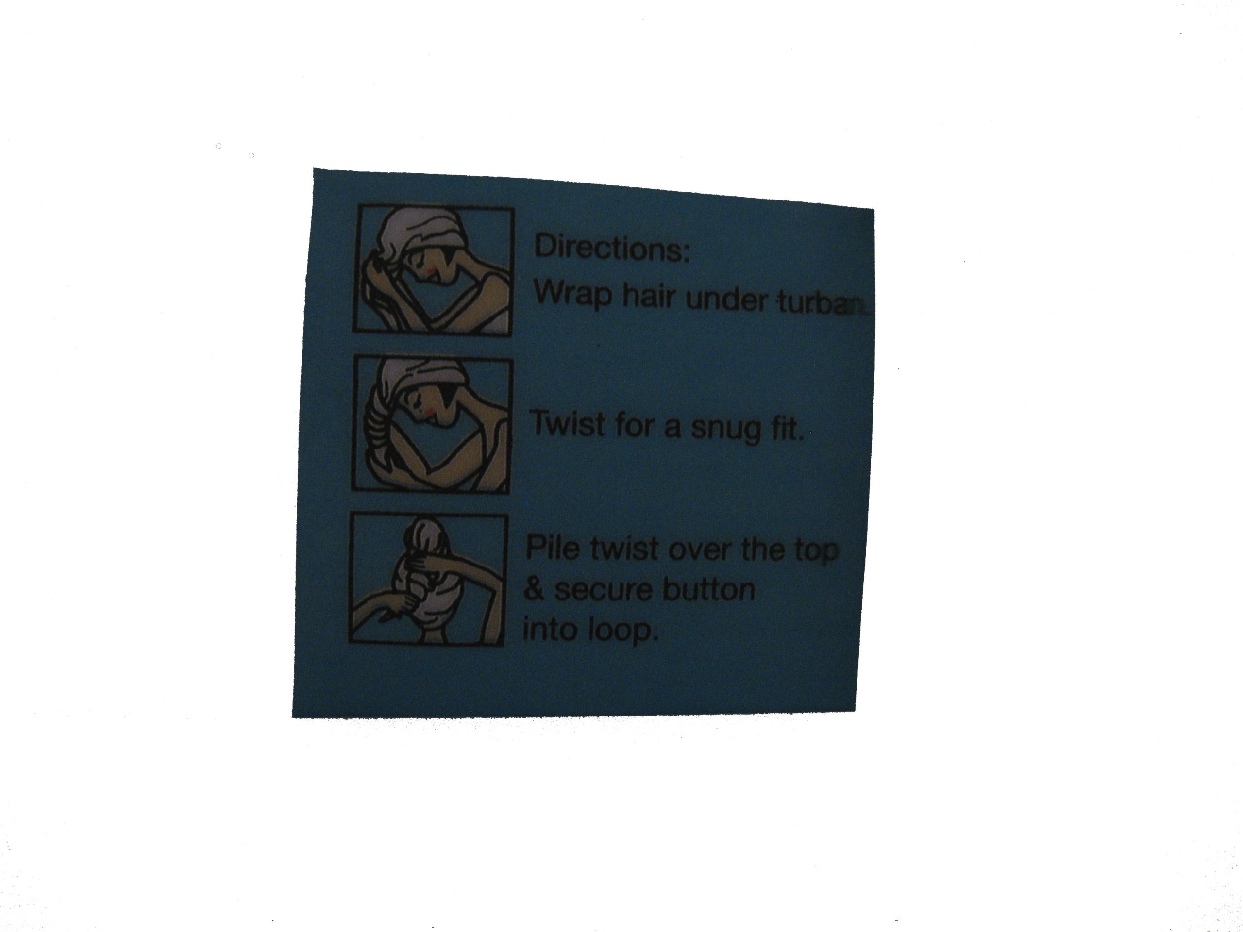 SPA ACCESSORIES by MICROFIBER HAIR TURBAN - WHITE Unisex