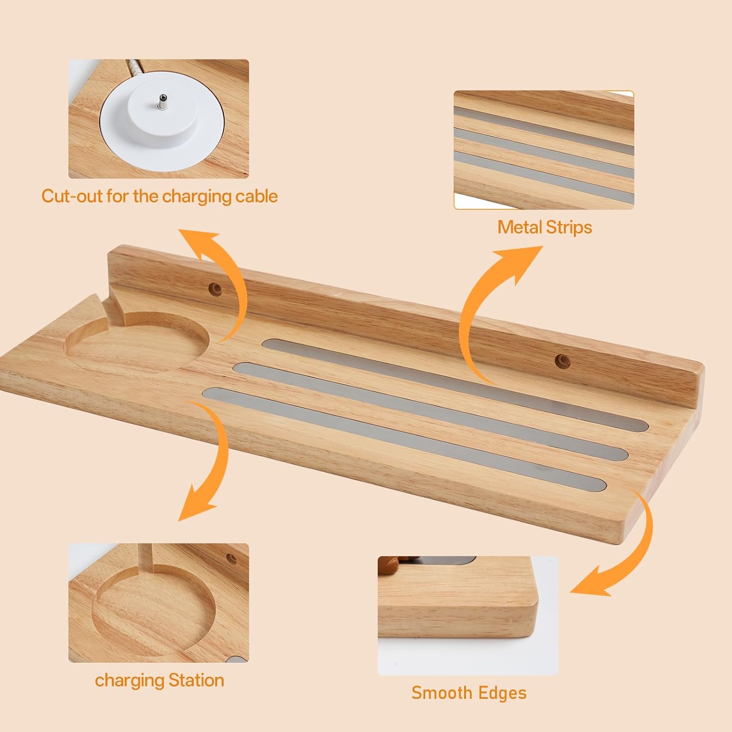 for Tonies Shelf Magentic,Tonie Storage for Creative Natural Oak Toines Display 60-75 Characters Set of 2 Wooden Hanging Shelf for Kids(16in+12in)