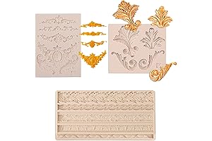 Exquisite Baroque Silicone Molds: Transform Clay and More into Art