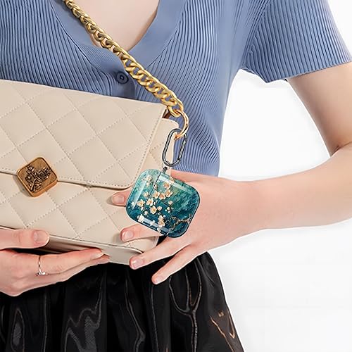 Miniatura 6 de Funda para AirPods para Aidpod 21, a prueba de golpes, con llavero para Apple AirPods de 2 generación (almendra)