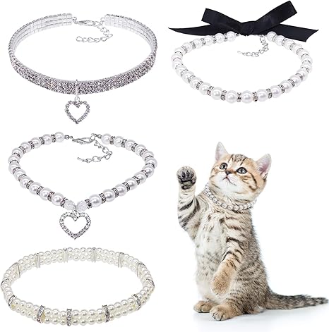 pearl dog collar amazon